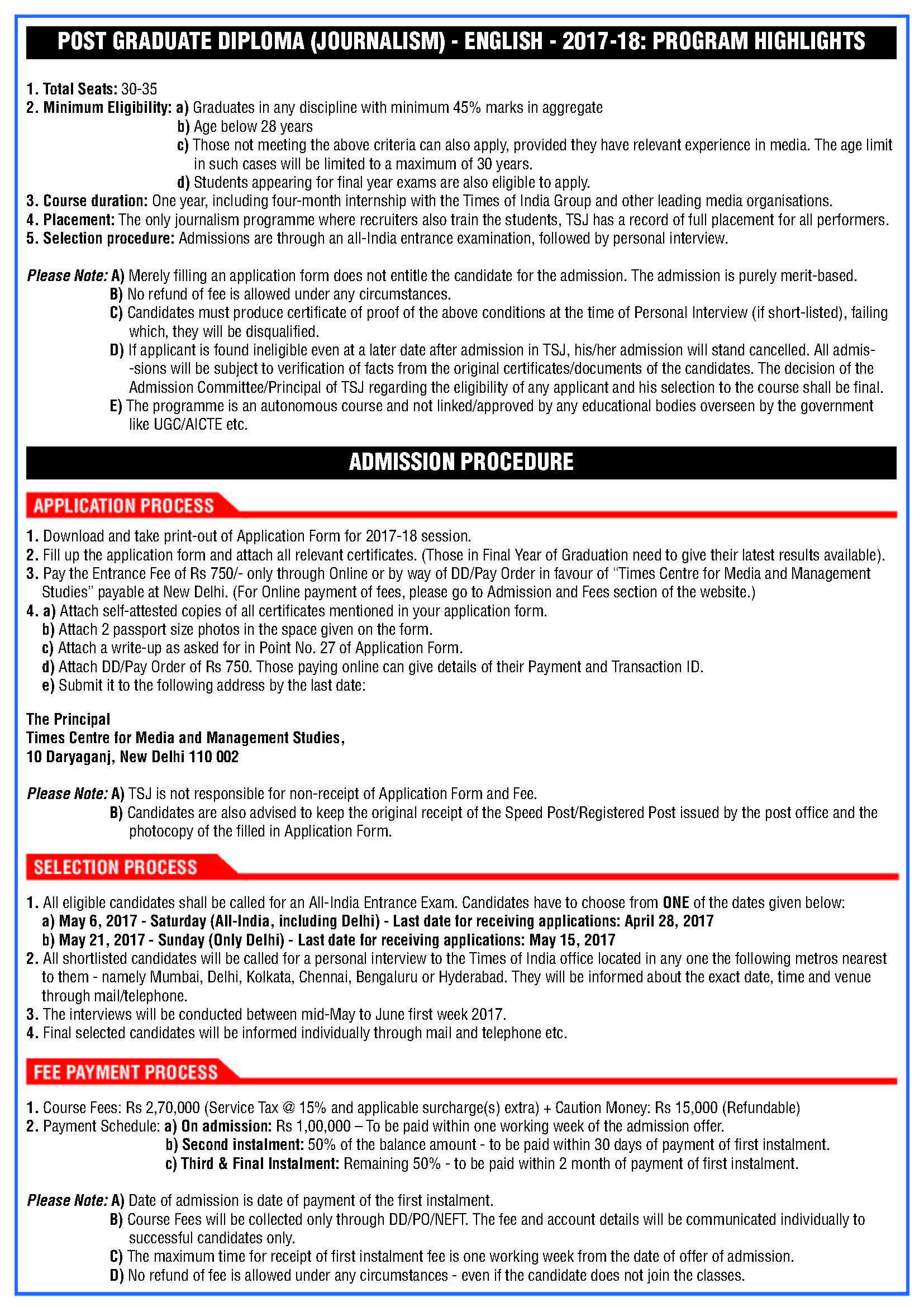 College admissions essay help journalism